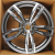 Anzoo XJ057 7.5x17/5x120 D72.6 ET25 Light Gray Machined Anzoo XJ057 7.5x17/5x120 D72.6 ET25 Light Gray Machined