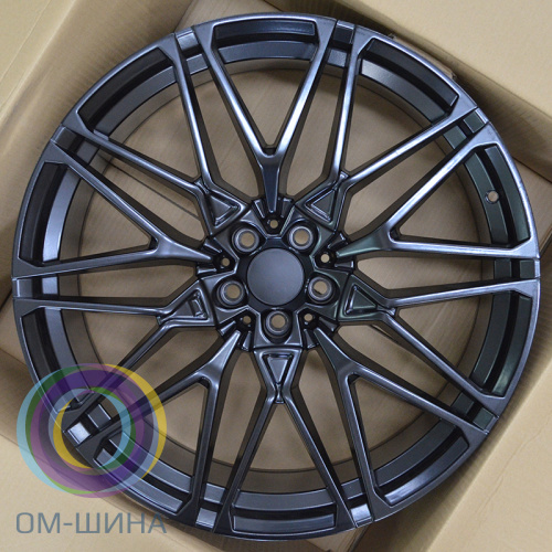 Ivision Wheel NW5063 11.0x22/5x112 D66.6 ET42 Full Satin Black (задняя ось)