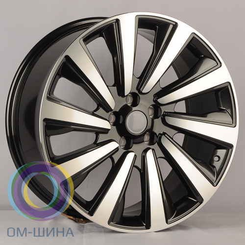 Anzoo H947D 9.5x21/5x120 D72.6 ET40 Gunmetal Machine Face