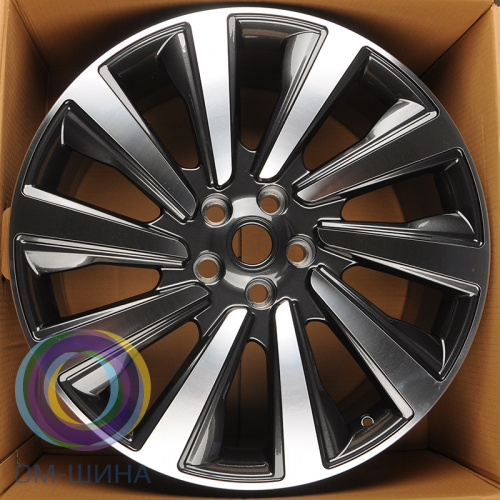 HMD 947D 9.5x22/5x120 D72.6 ET40 Gun Grey Machined Face