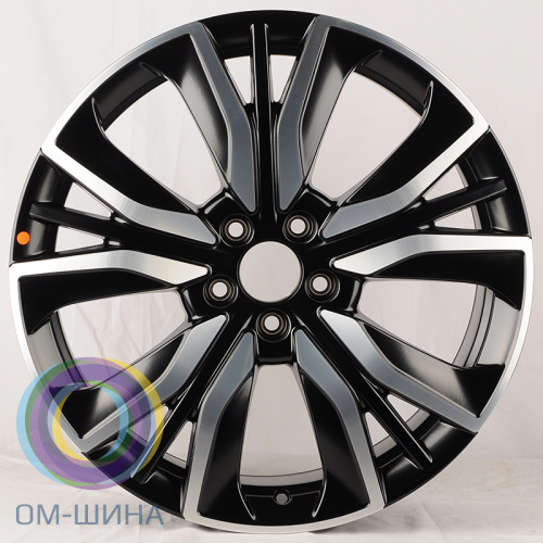 Anzoo 16066 8.0x20/5x114.3 D66.4 ET45 Black Machine Face