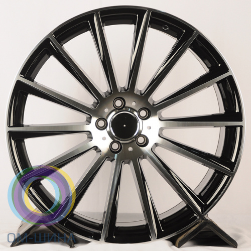 HMD 7012 10x21/5x112 D66.6 ET46 Black Machine Face (в круг)