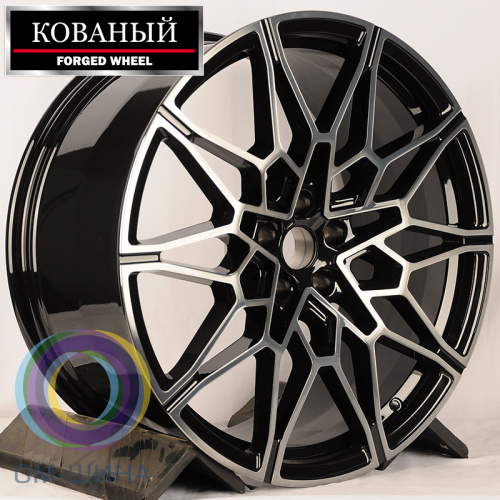 RGW Wheels RGW1842 10.5x22/5x112 D66.56 ET43 Gloss Black Bruch With Dark Tint (задняя ось)