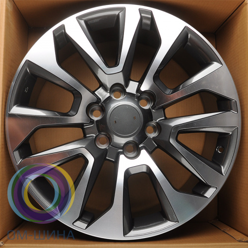 Anzoo H887D 7.5x19/6x139.7 D106.1 ET25 Gunmetal Machine Face
