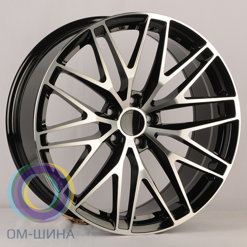 Anzoo H3086F 10.0x20/5x112 D66.5 ET19 Black Machined Face (задняя ось)