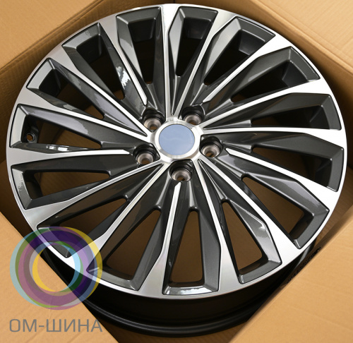 Anzoo H3397 7.5x20/5x114.3 D67.1 ET49.5 Gunmetal Machine Face