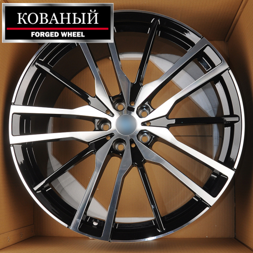 RGW Wheels RGW476 10.5x22/5x112 D66.56 ET35 Gloss Black Machine Face (задняя ось)