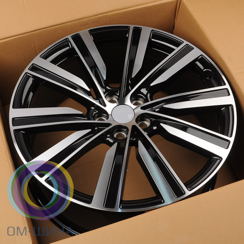 Anzoo H3091F 9.5x22/5x120 D72.6 ET45 Black Machined Face