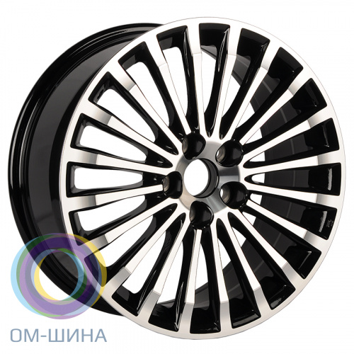 Anzoo H530 8.0x18/5x114.3 D60.1 ET45 Black Machine Face