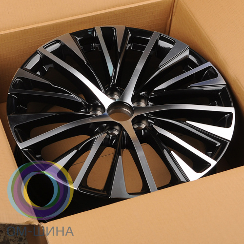 Anzoo AO9952D 8.0x19/5x114.3 D60.1 ET35 Black Machine Face