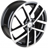 Диски NW5018 Ivision Wheel NW5018 7.5x18/5x112 D57.1 ET45 Black Machined