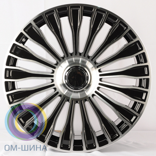 IWheel IV-313 10.0x21/5x112 D66.6 ET35 Black Machined Face (в круг)