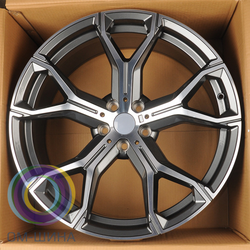 Anzoo H959D 9.5x21/5x112 D66.6 ET37 Gunmetal Machine Face (передняя ось)