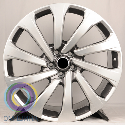 Anzoo FBX191-22 9.5x22/5x120 D72.6 ET45 Gunmetal+ Silver