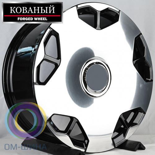RGW Wheels RGW10925 9.5x22/5x108 D63.3 ET38 Gloss Black Machine Face