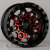 Anzoo JT178-8 9.0x18/6x139.7 D110.1 ET0 Gloss Black MF+Red Coating Anzoo JT178-8 9.0x18/6x139.7 D110.1 ET0 Gloss Black MF+Red Coating