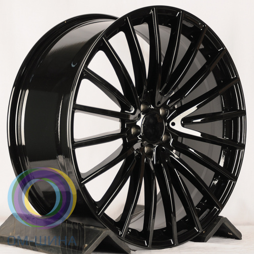IWheel FB337 9.0x22/5x112 D66.6 ET32 Gloss Black (передняя ось)