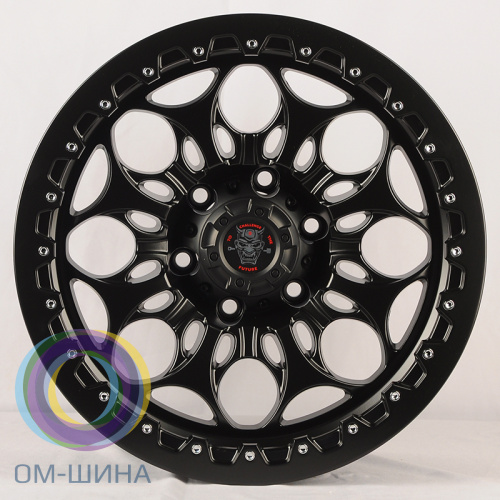 Anzoo JT239-7 8.5x17/6x139.7 D110.1 ET0 Matt Black