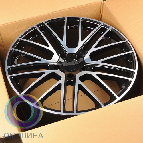 Anzoo H3084F 11.5x21/5x130 D71.6 ET69 Black Machined Face (задняя ось)