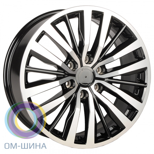 Anzoo H781D 8.0x20/6x139.7 D78.1 ET35 Black Machined Face