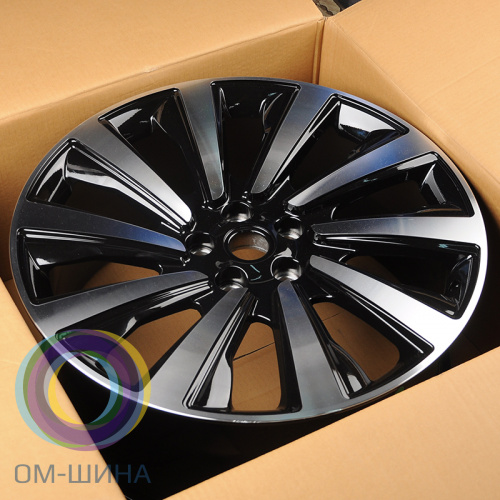 Anzoo H947D 9.5x21/5x120 D72.6 ET40 Black Machine Face