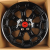 IWheel F8672 9.0x18/5x150 D110.1 ET12 Gloss Black (пресс-шайба)