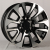 Anzoo H887D 7.5x19/6x139.7 D106.1 ET25 Black Machined Face