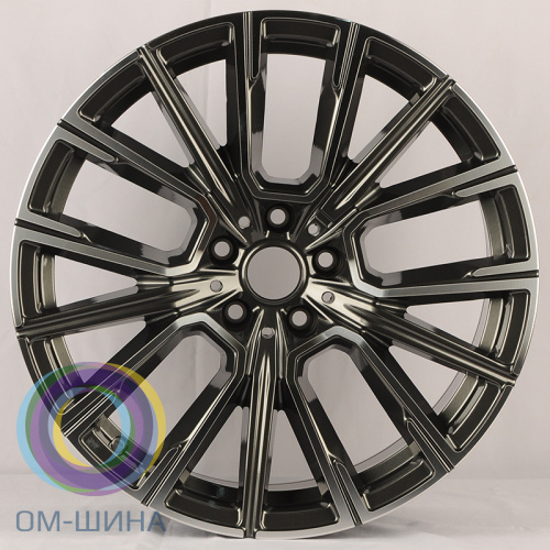 Anzoo H3074F 8.5x20/5x112 D66.5 ET25 Gunmetal Machine Face (передняя ось)