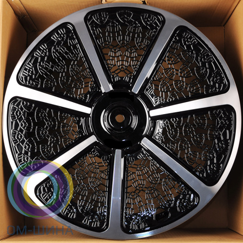 IWheel CR02101 10.0x22/5x112 D66.45 ET43 BM+Black (передняя ось)