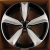 HMD 8753 8.5x19/5x112 D66.5 ET35 Gloss Black Machined Face + Milling Window HMD 8753 8.5x19/5x112 D66.5 ET35 Gloss Black Machined Face + Milling Window