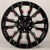 Anzoo JT227-8 9.0x18/6x139.7 D110.1 ET0 Gloss Black+Milling window+red coating