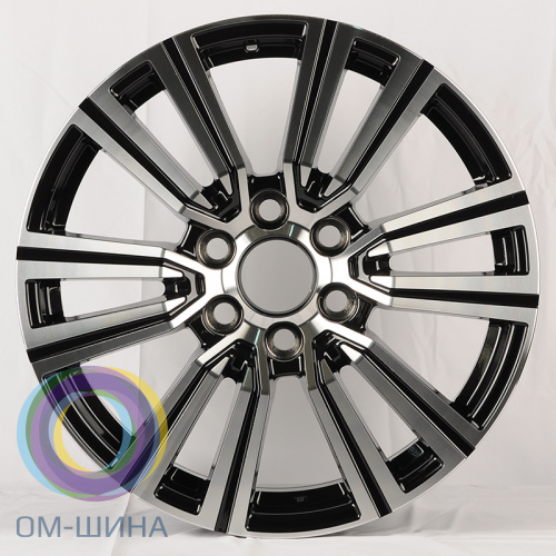 Anzoo AO9894D 8.0x20/6x139.7 D95.1 ET60 Black Machine Face