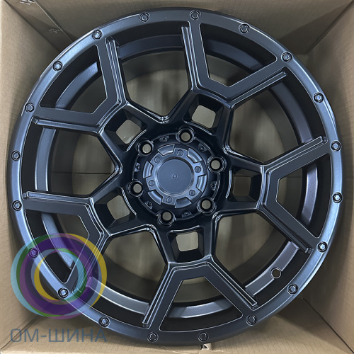 Anzoo FBX107-7 9.0x17/6x139.7 D110.1 ET0 Matt Black