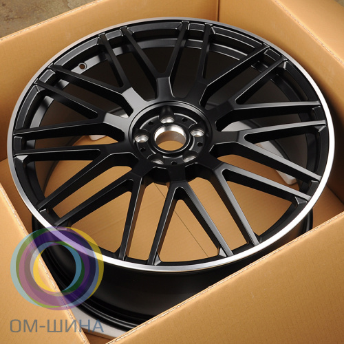 Anzoo ALA5570 8.5x19/5x112 D66.56 ET36 Matt Black Machine Lip (передняя ось)