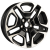 Anzoo AO9841D 7.5x19/5x114.3 D60.1 ET40 Matt Black Machined Face