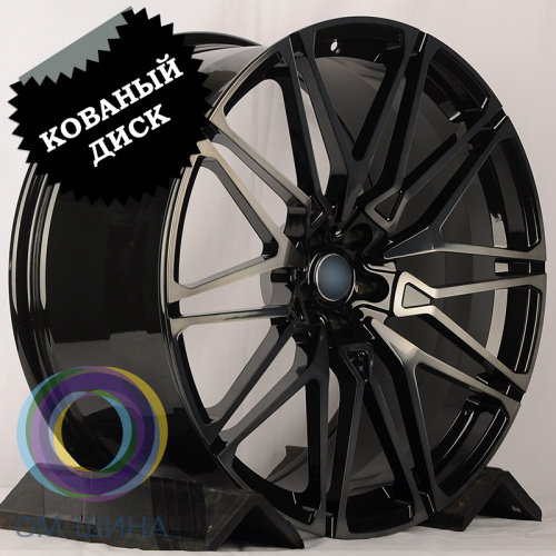 Anzoo AF5221 10.5x21/5x112 D66.56 ET40 Glossy Black Surface+Transparent Black (задняя ось)