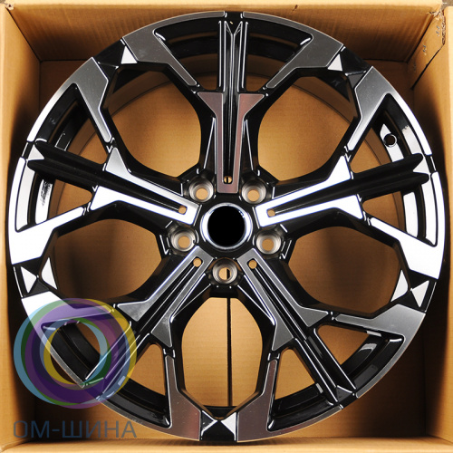 IWheel F9735 9.0x19/5x112 D66.6 ET35 Black Machined Face (задняя ось)