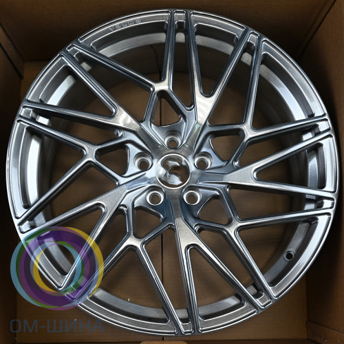 RGW Wheels RGW011 9.0x20/5x112 D66.56 ET30 Brusched Grey+Left+Aluminum Cap (левый)