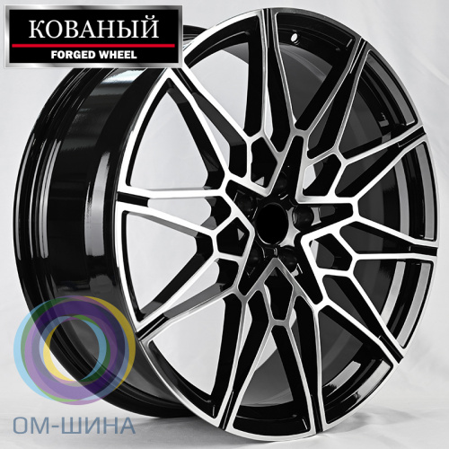 RGW Wheels RGW1842 9.5x21/5x112 D66.56 ET43 Gloss Black Machine Face (задняя ось)
