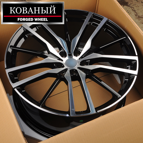 RGW Wheels RGW476 10.5x22/5x112 D66.56 ET35 Gloss Black Machine Face (задняя ось)