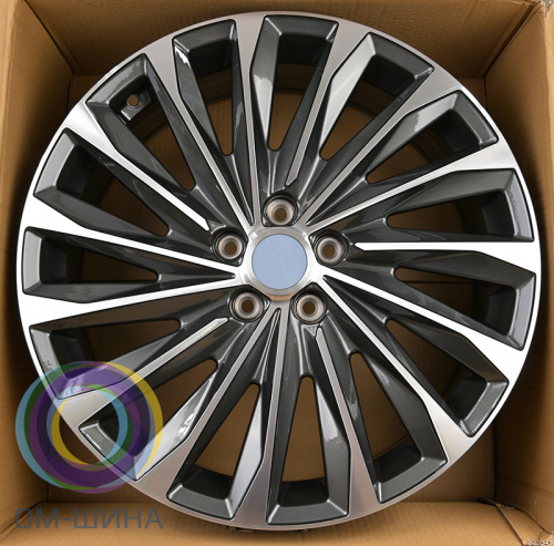 Anzoo H3397 7.5x20/5x114.3 D67.1 ET49.5 Gunmetal Machine Face