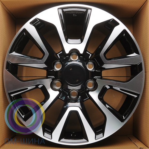 Anzoo H887D 7.5x19/6x139.7 D106.1 ET25 Black Machined Face