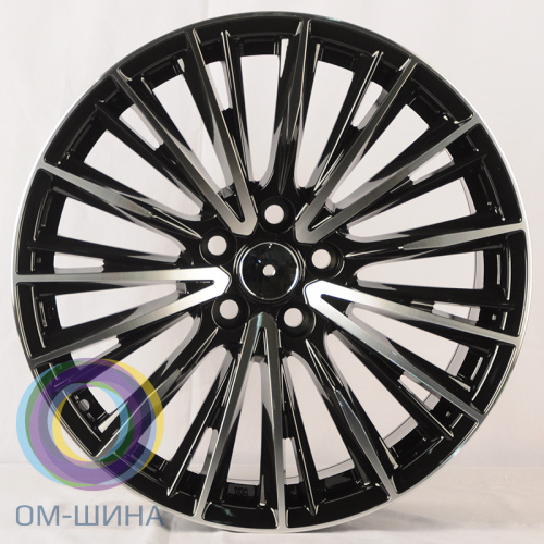 Anzoo H3101F 8.5x19/5x114.3 D60.1 ET35 Black Machined Face