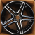 IWheel IVF-3067 7.5x17/5x112 D66.5 ET36 BM (в круг) IWheel IVF-3067 7.5x17/5x112 D66.5 ET36 BM (в круг)
