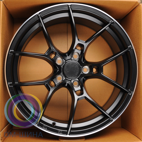 HMD DQ020 8.5x18/5x114.3 D73.1 ET38 Matt Black Machined Line