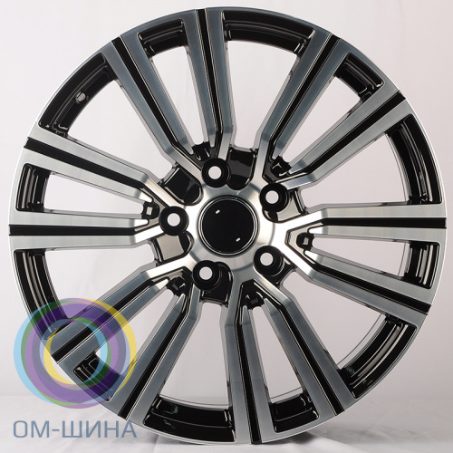 RGW Wheels LXH027 9.0x22/5x150 D110.1 ET45 Gloss Black Machine Face (Пресс-шайба)