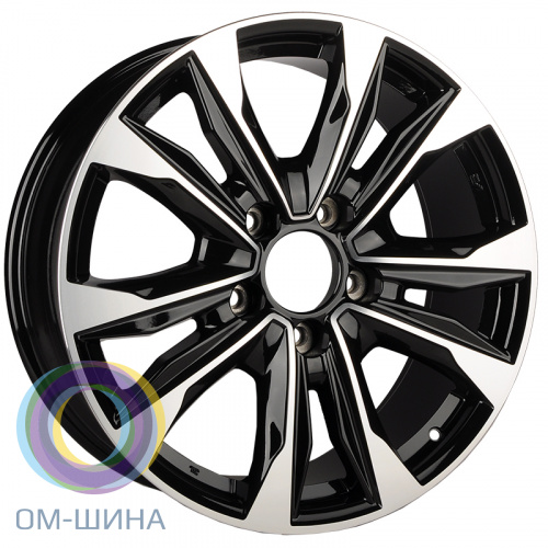 Anzoo H869D 8.5x21/5x150 D110.1 ET45 Black Machine Face