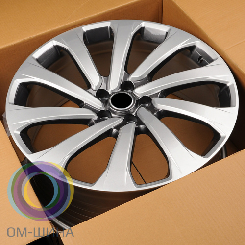 Anzoo FBX191-22 9.5x22/5x120 D72.6 ET45 Gunmetal+ Silver