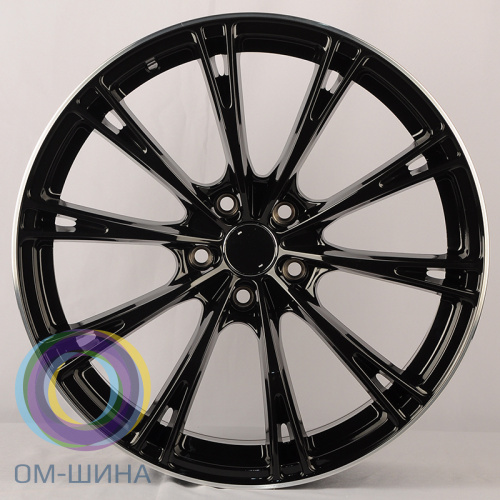 HMD 8003 8.5x19/5x112 D66.5 ET35 Gloss Black Lip Polish