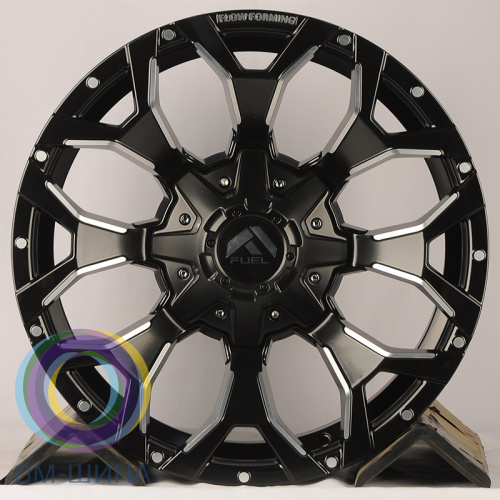 HMD 601 9.0x18/12x135/139.7 D110 ET10 Matt Black Machine Face